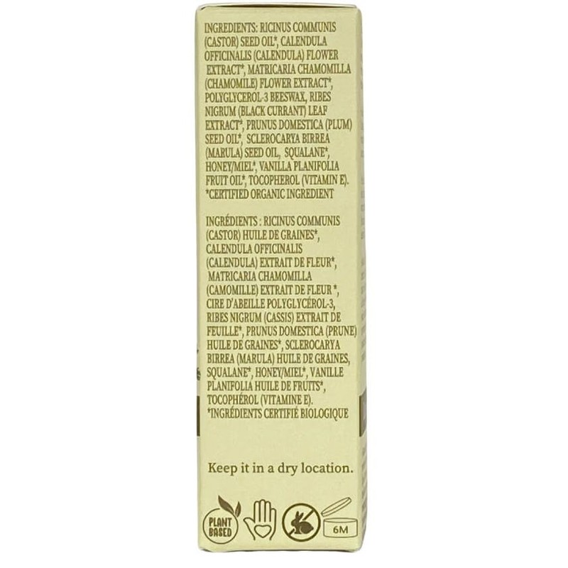 Flora Calendula & Chamomile Lip Oil | Organic, Plant-Based |