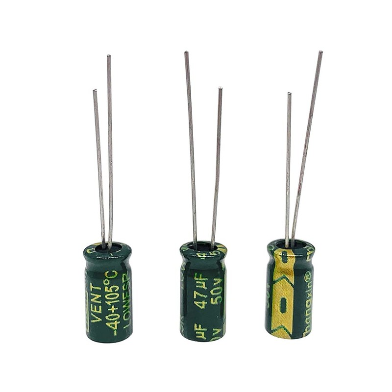 PENGLIN 20pcs Electrolytic Capacitors Aluminum Electrolytic Capacitors 50V 47UF 105℃