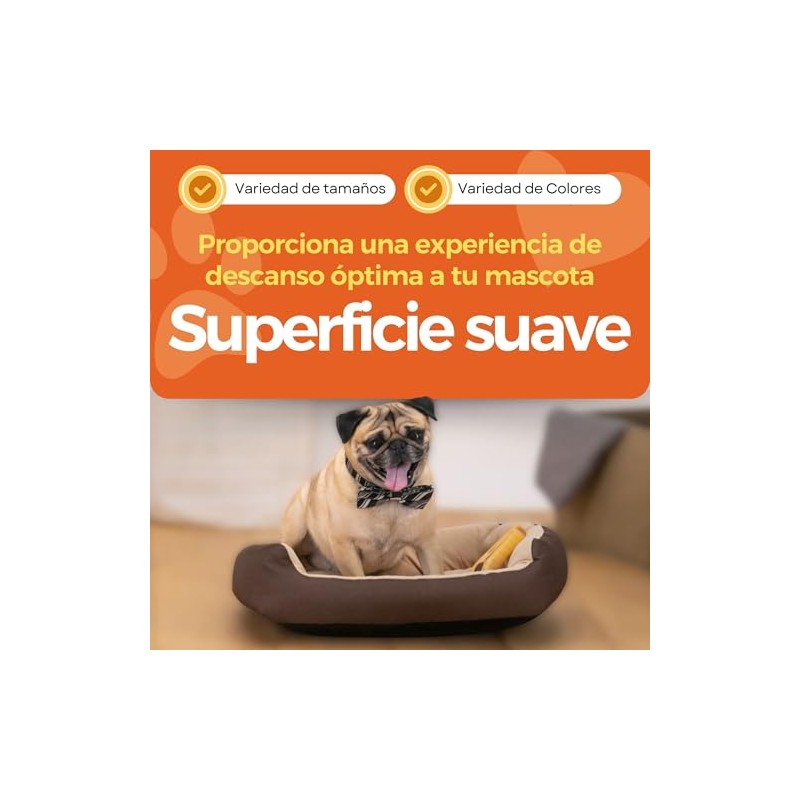 Cama para Perro, Resistente, Confortable, con Relleno Suave, Medidas y