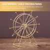 Ferris Wheel Ornament, Iron Ferris Wheel Model, Modern Decor for