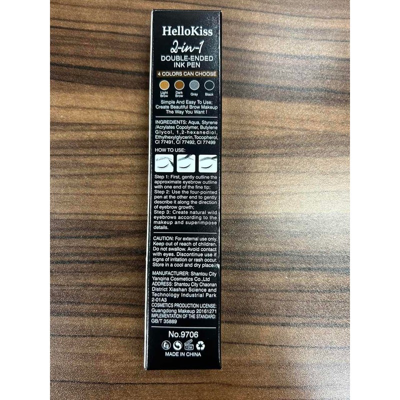 2-in-1 Dual-Ended Microblading Eyebrow Pencils,Waterproof Eyebrow Pen with 4-Fork Micro-Fork-Tip,3D