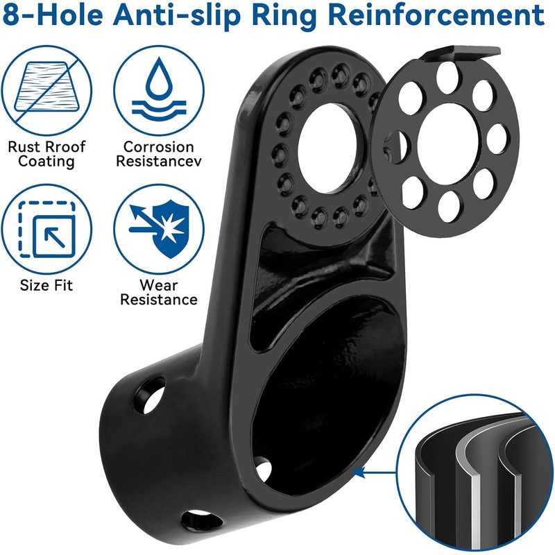 Heavy-Duty Bike Trailer Hitch，Secure Bicycle Trailer Coupler for Kids, Pets