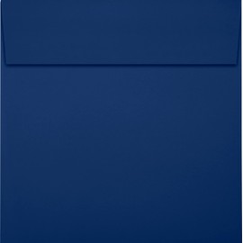 LUXPaper Square Invitation Envelopes | Peel & Press | 6" x 6" | Navy Blue | 80lb. Text | 50 Qty