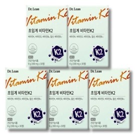 Dr.Lin Supercritical Vitamin K2 30 tablets 5 boxes / 닥터린 초임계 비타민K2 30정 5박스