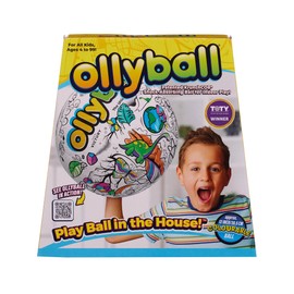 Ollyball, The Ultimate Indoor Play Ball for Kids and Parents, Colourable Ball, Suitable for Indoor and Outdoor Play