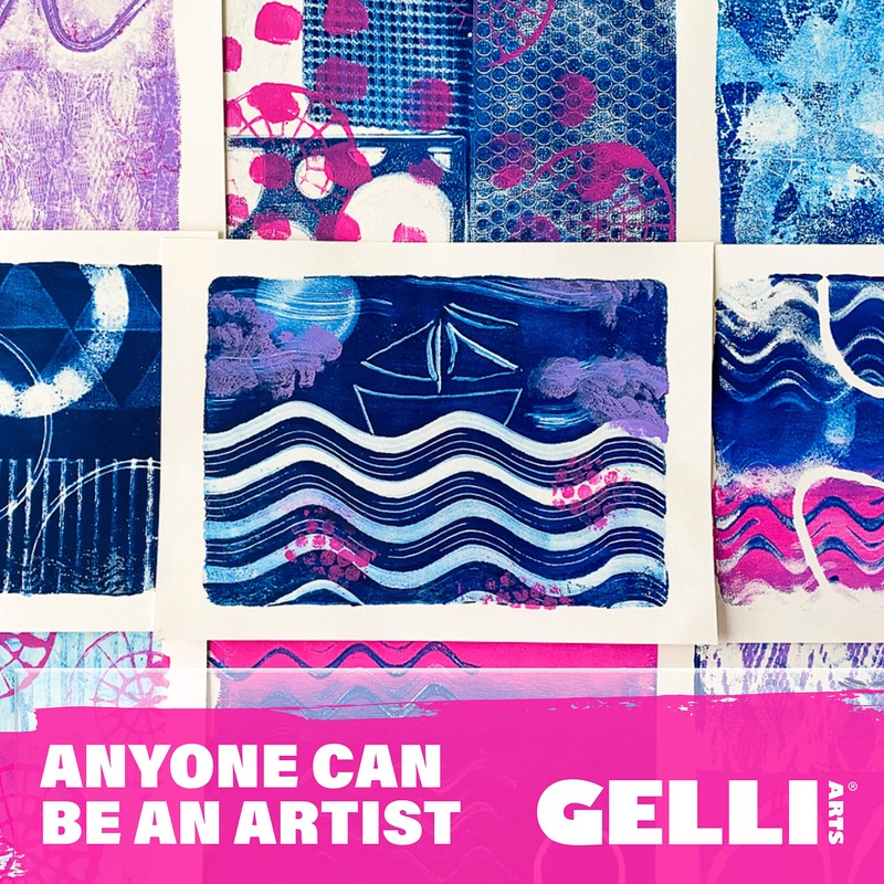 Gelli Arts GL013964721027 9" x 12" Clear Gel Printing Plate