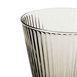 Rosendahl Grand Cru Nouveau Stemmed Champagne Glasses Set (Set of 2), 6.8 Fl. Oz. - Elegant Lead-Free Crystal, Dishwasher Safe, Modern Design for Sparkling Wine & Champagne (Smoke)