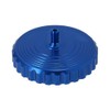 CNC Fuel Cap with Vent "Sport Look" Blue - for