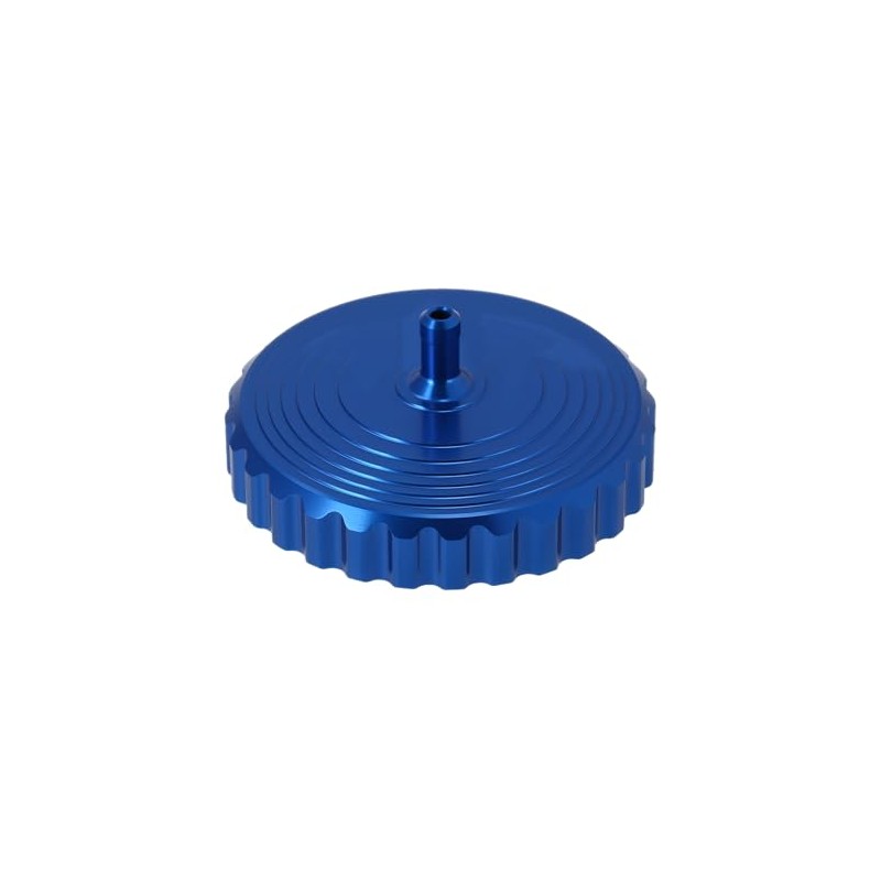 CNC Fuel Cap with Vent "Sport Look" Blue - for