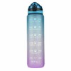 Water Bottle 1L Motivational Drink Flask With Time Markings BPA