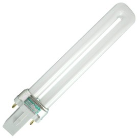 Satco S8306 2700K 9-Watt G23 Base T4 Twin 2-Pin Tube for Magnetic Ballasts