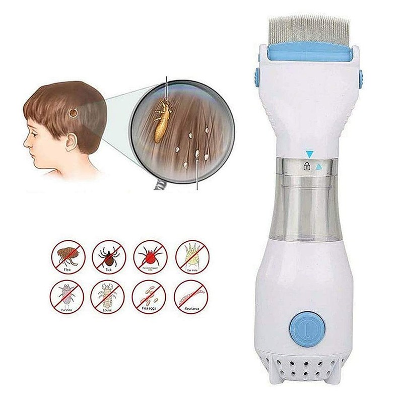 Electric Lice Comb Animal Vacuum Electric Filter Hair Cleaner Professional