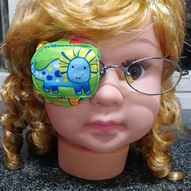 FANCYPUMPKIN Creative Cartoon Eye Patch Single Glasses Cover Lazy Eye