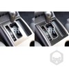 Carbon Fiber Car Gear Shift Knob Console Panel Cover Trims