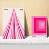 Nacnic Set of 6 posters Geometric Bauhaus shapes in bright