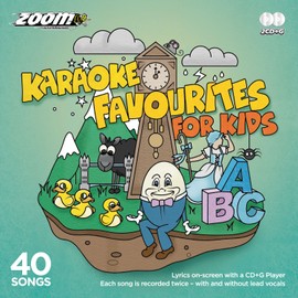 40 Karaoke Favourites For Kids (With And Without Lead Vocals) - Double CD+G Set From Zoom Karaoke
