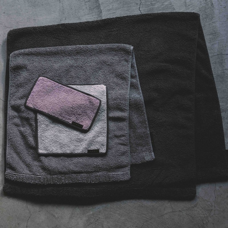Growing Towel "MARQUE" Handkerchief Towel (Etoupe (Gurege))