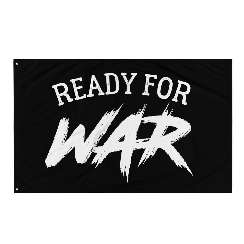 Warpathic Home Gym Motivation Flag - Weightlifting Decor