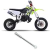 15mm 220mm Front Rear Axle with 2 Bushing Polished Housing