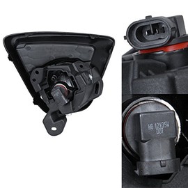 For 13-16 Mazda CX5 CX-5 KE SUV Black Bezel Clear Lens Bumper Driving Fog Light W/Switch + Bulbs