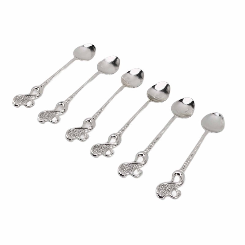 Swan Dinnerware Set Metal Tableware Cutlery Set Decorative Swan Base