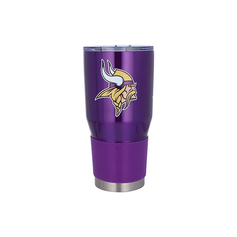 Logo Brands 618-S30T-1: Minnesota Vikings 30oz Stainless Tumbler