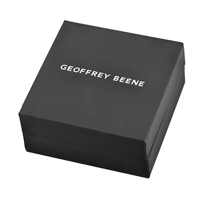 Geoffrey Beene Men's 7mm Stainless Steel Polished Edge Mesh Ring