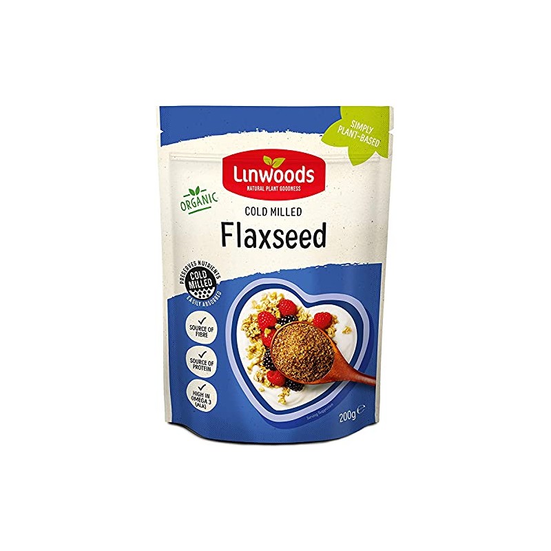 (Pack Of 10) - Organic Milled Flaxseed | LINWOODS