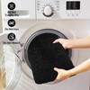 ATRUG Bathroom Rugs 24"x17", Black Extra Soft Absorbent Bath Mat,
