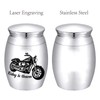 CREATCABIN Motor Cycle Urn Small Cremation Urns Keepsake Column Alloy