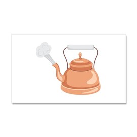 CafePress Copper Kettle Car Magnet 20 X 12 Car Magnet, 20"x 12" Magnetic Door Display