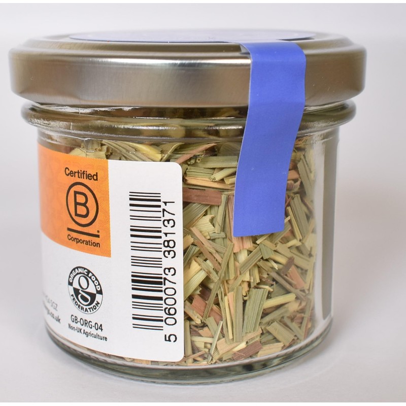 Steenbergs Organic Lemongrass Dried Herb Standard Jar 11g