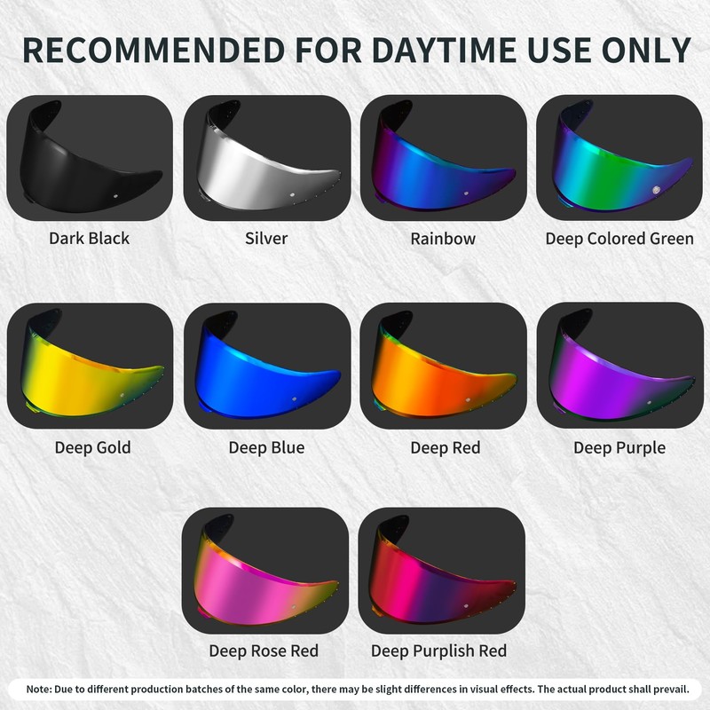 PSLER RF-1400 Visor - RF1400 Helmet Visor Motorcycle Helmet Shield