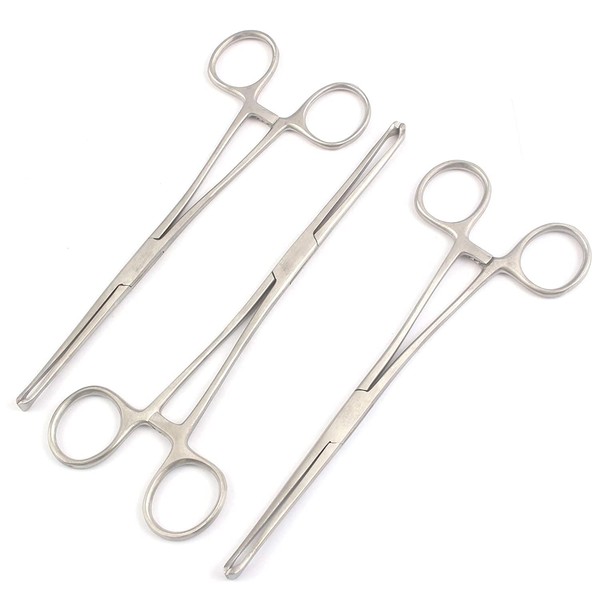 PRECISE CANADA: SET OF 3 ALLIS TISSUE FORCEPS 7.5" 5X6