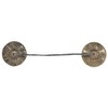 2.6in/6.5cm Handcrafted Tibetan Meditation Tingsha Cymbal Bell with Buddhist The