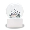 Christmas Snow Globe | Mountain Landscape with Bridge | Base