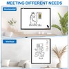 H-Qprobd White Board Dry Erase 4' X 3', Magnetic Dry