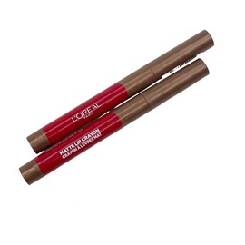 Pack of 2 L'Oreal Paris Infallible Matte Lip Crayon, Caramel Rebel # 506