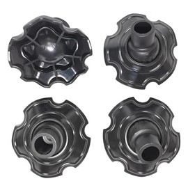 TAGUTA Camping Chair Feet 4Pcs Anti Sink Chair feet Patio Table Chairs Replacement feet Furniture Pads with A Mesh Sport Bag Storage (15mm)