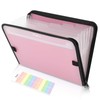 SKYDUE Accordion File Organizer, 7 Pocket Expanding File Folder with