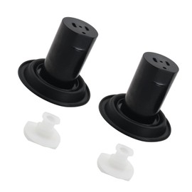 Priprilod 2Set Black Carburetor Piston Slide Diaphragms replace 16111-MM8-771 Compatible with Honda SHADOW 1100 VT1100C Carb