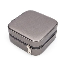 Shiwaki Jewellery Box, Faux Leather Jewelry Case, Jewelry Storage Case for Rings, Earrings, Necklace, Bracelets Organizer Jewellery Storage Boxes - Dark Gold