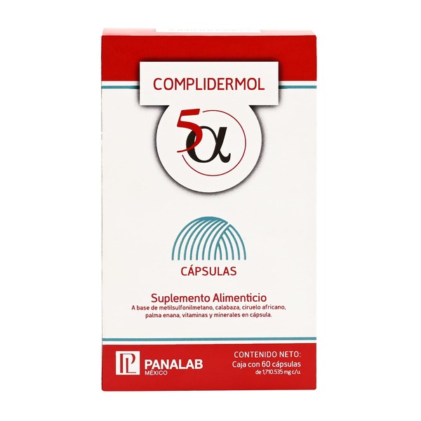 PANALAB Complidermol 5 Alfa Plus 60 Cpsulas - Producto Original
