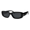 SOJOS Retro Rectangle Sunglasses for Women Men Polarized Trendy Y2K