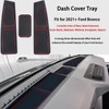 LOCOY Dash Cover Tray for Ford Bronco Accessories 2021 2022
