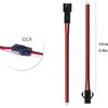 10 Pairs 2 Pin JST SM Male LED Connector Cable