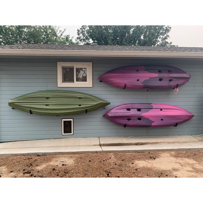 Naikozmo 6 Pack Kayak Storage Hooks, 15.5 Inch Wall Mount