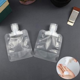 Portable Shampoo and Lotion Dispensing Container 50ml Travel 1P Tube Dispensing Container Cosmetic Container / 휴대용 샴푸 소분 로션 용기 50ml 여행 1P 튜브 소분용기 화장품용기