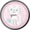 Trendware Cat Party Paper Plates, 24 Count