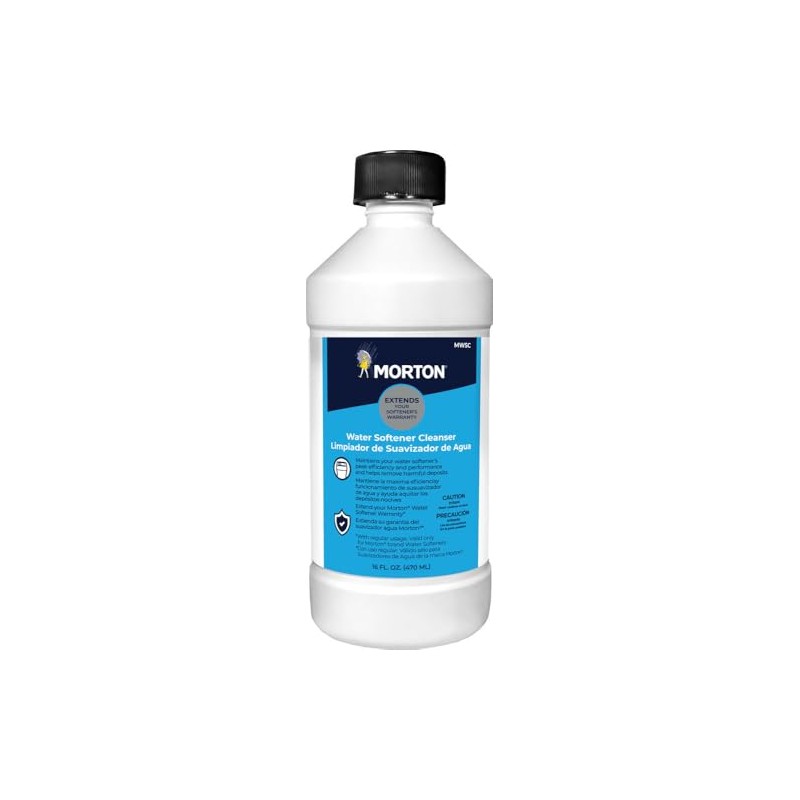 Morton MWSC Universal Water Softener Cleanser – Removes Iron, Sediment